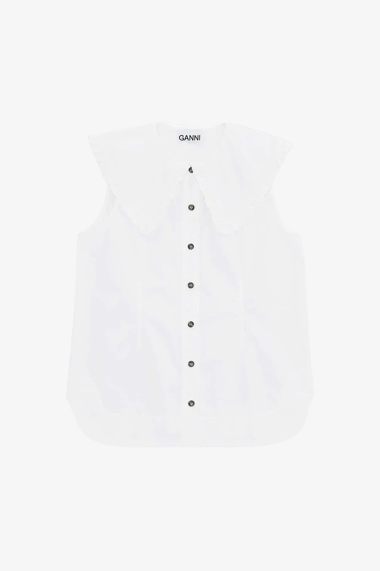 Poplin Sleeveless Shirt