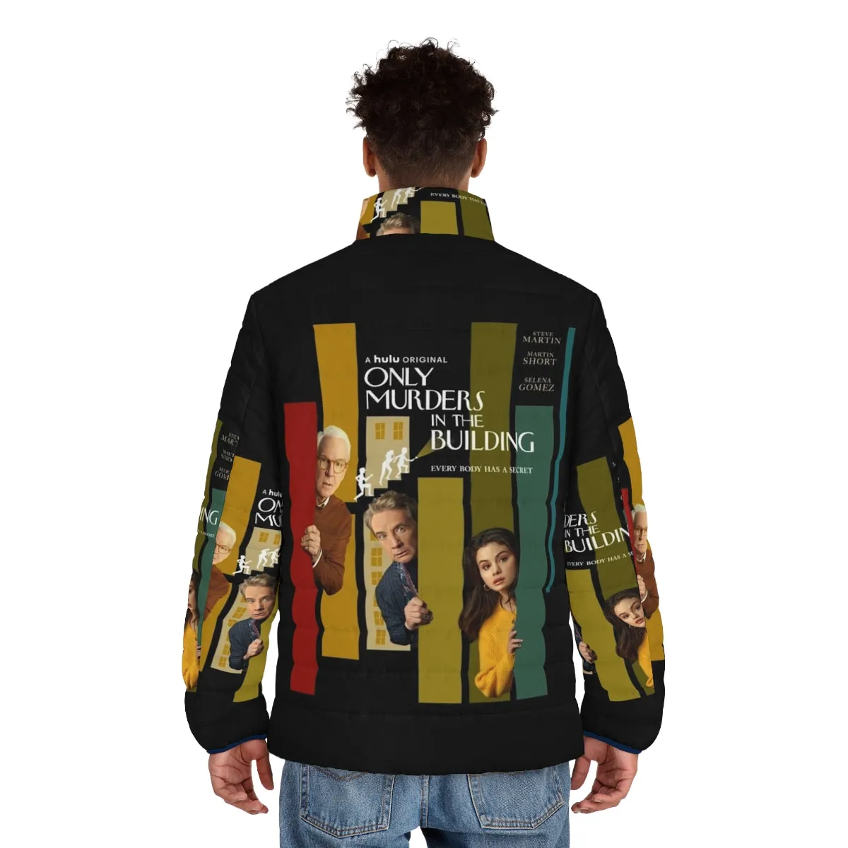 "Only Murders in the Building Puffer Jacket - Official Series Merch"