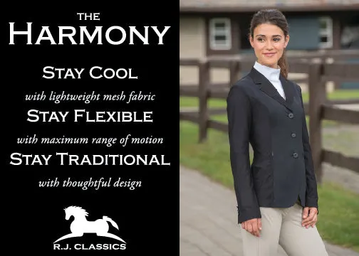 R.J. Classics Harmony Mesh Show Coat - Black