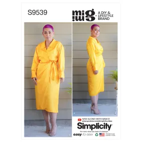 Simplicity Pattern 9539 Misses' Dress