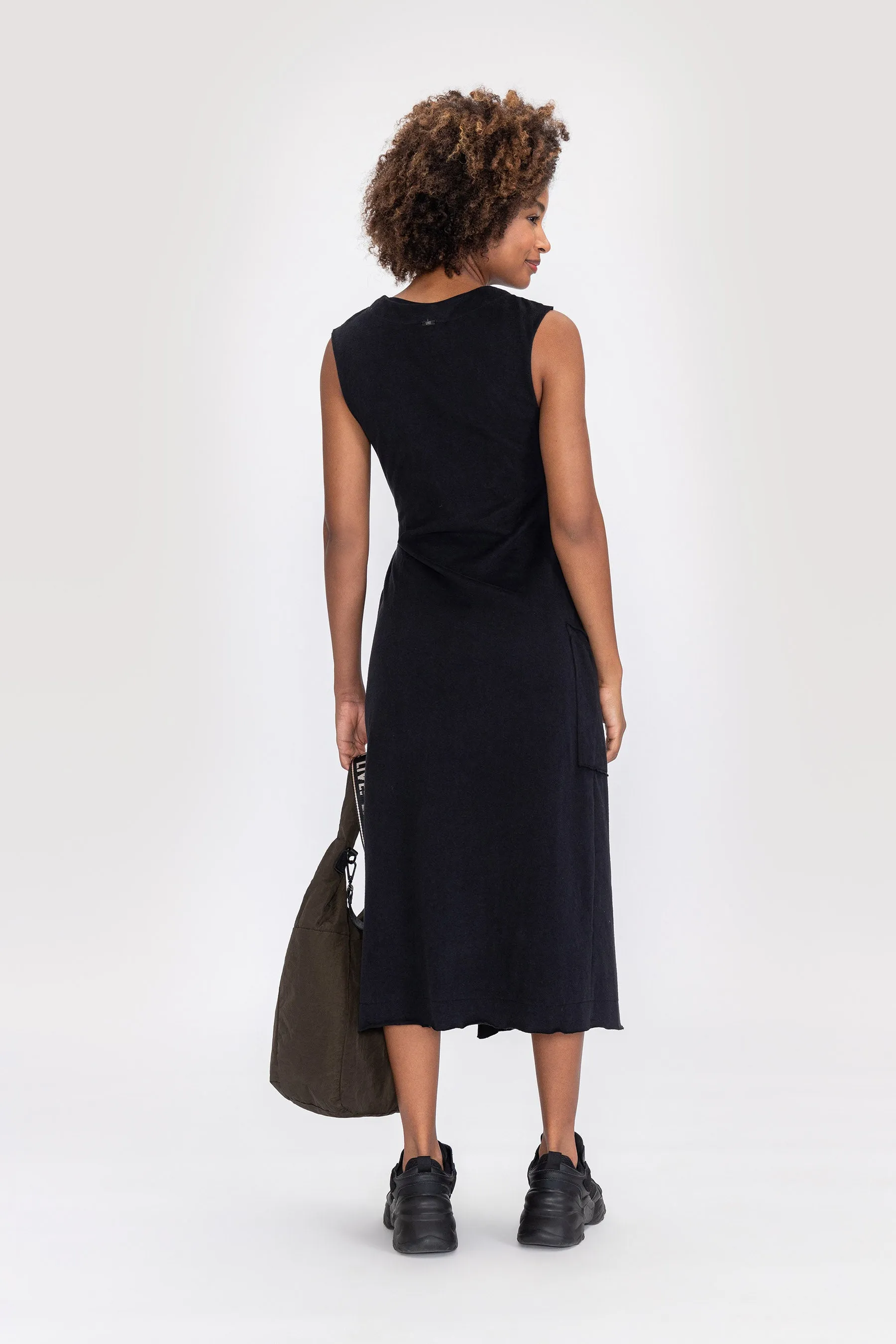 Soft Side Wrap Dress