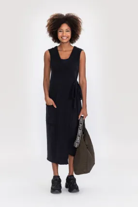 Soft Side Wrap Dress