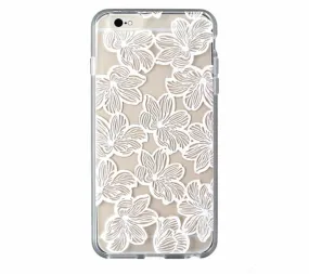 Sonix Clear Coat Hybrid Case for iPhone 6s Plus / 6 Plus - Clear / White Flowers