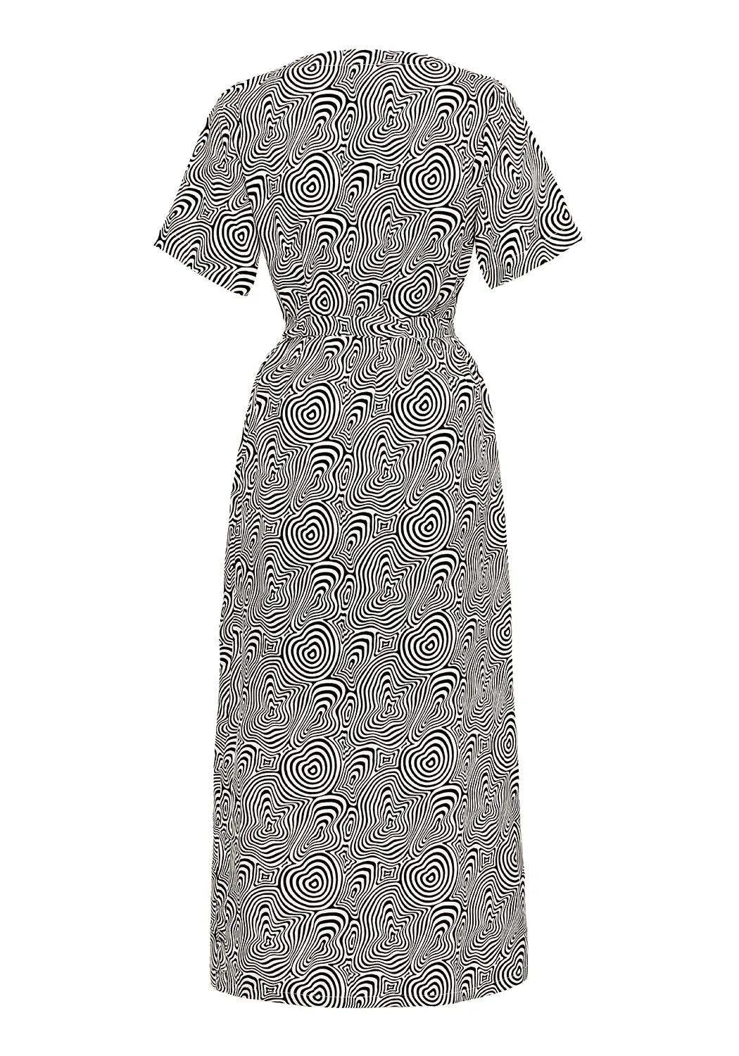 SUMMERS PRINTED WRAP DRESS