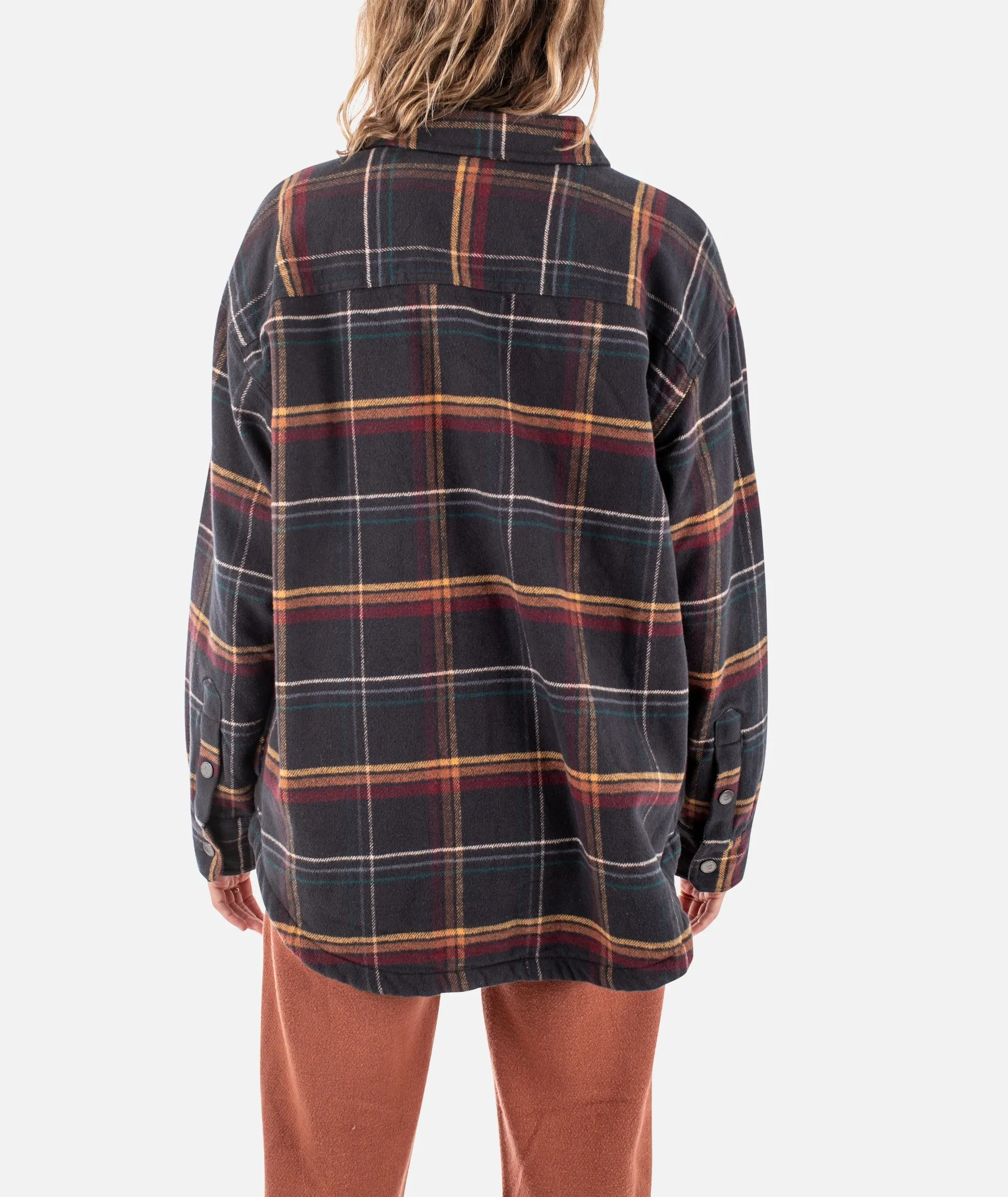 The Nivean Flannel Jacket - Graphite