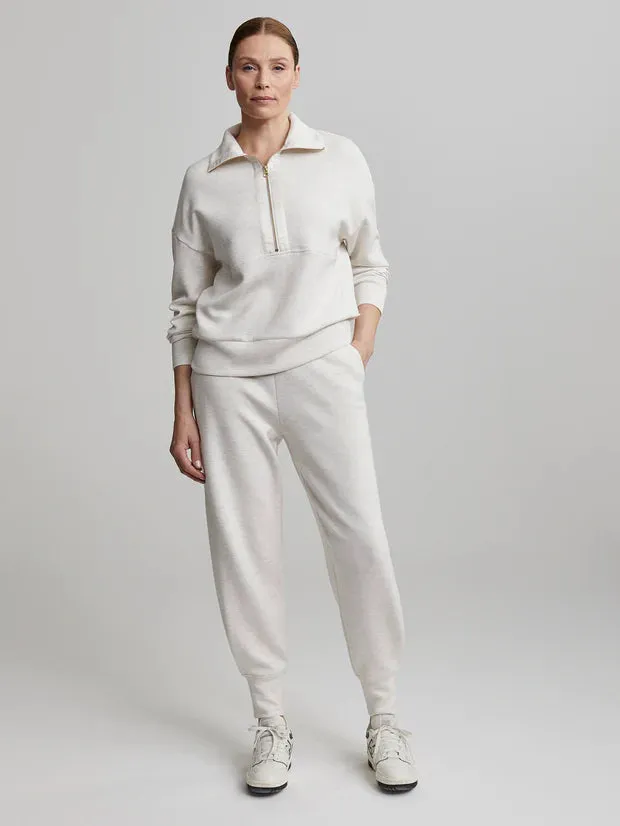 The Relaxed Pant 27.5 Ivory Marl