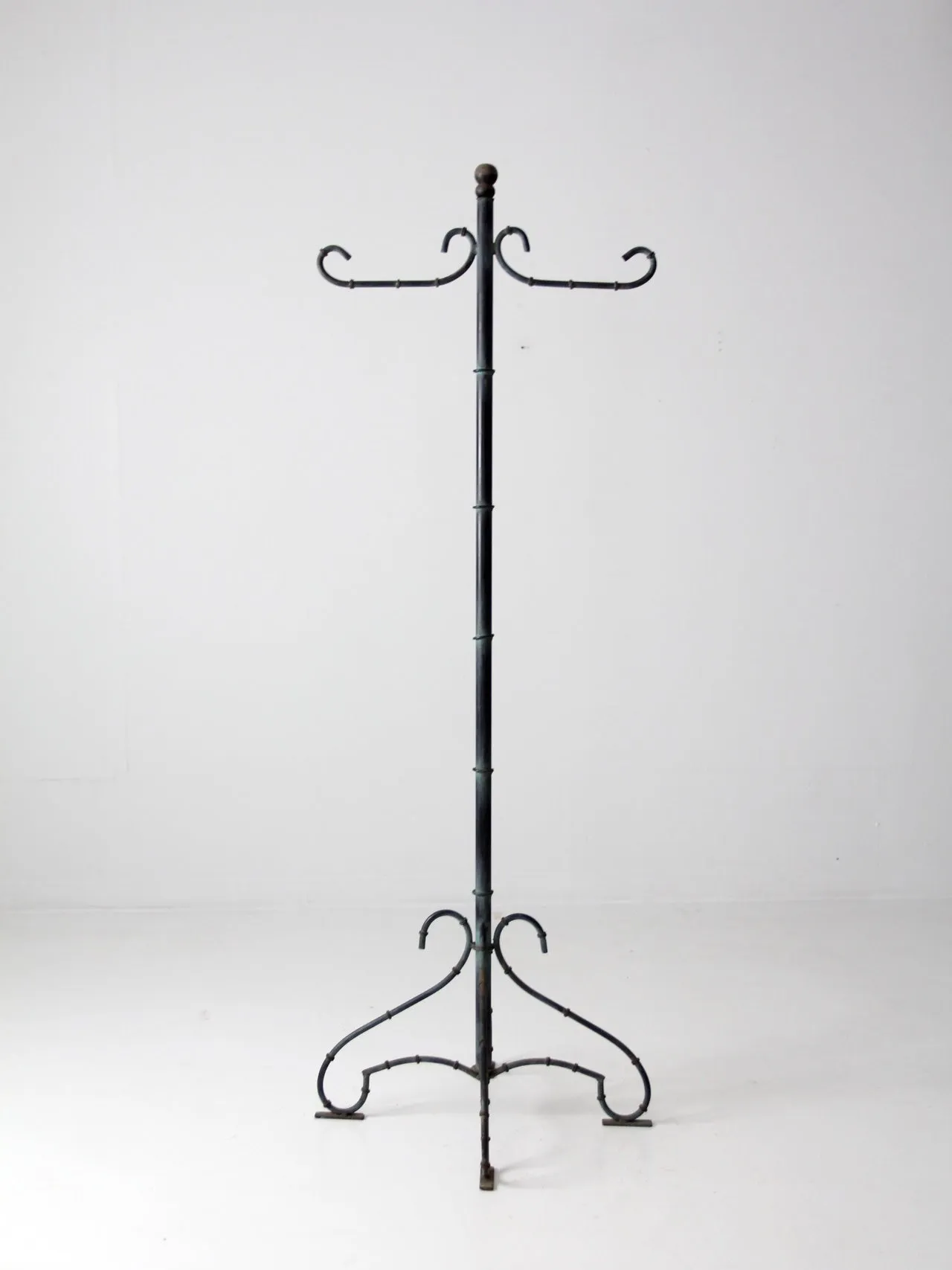 vintage metal coat rack