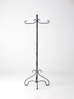 vintage metal coat rack