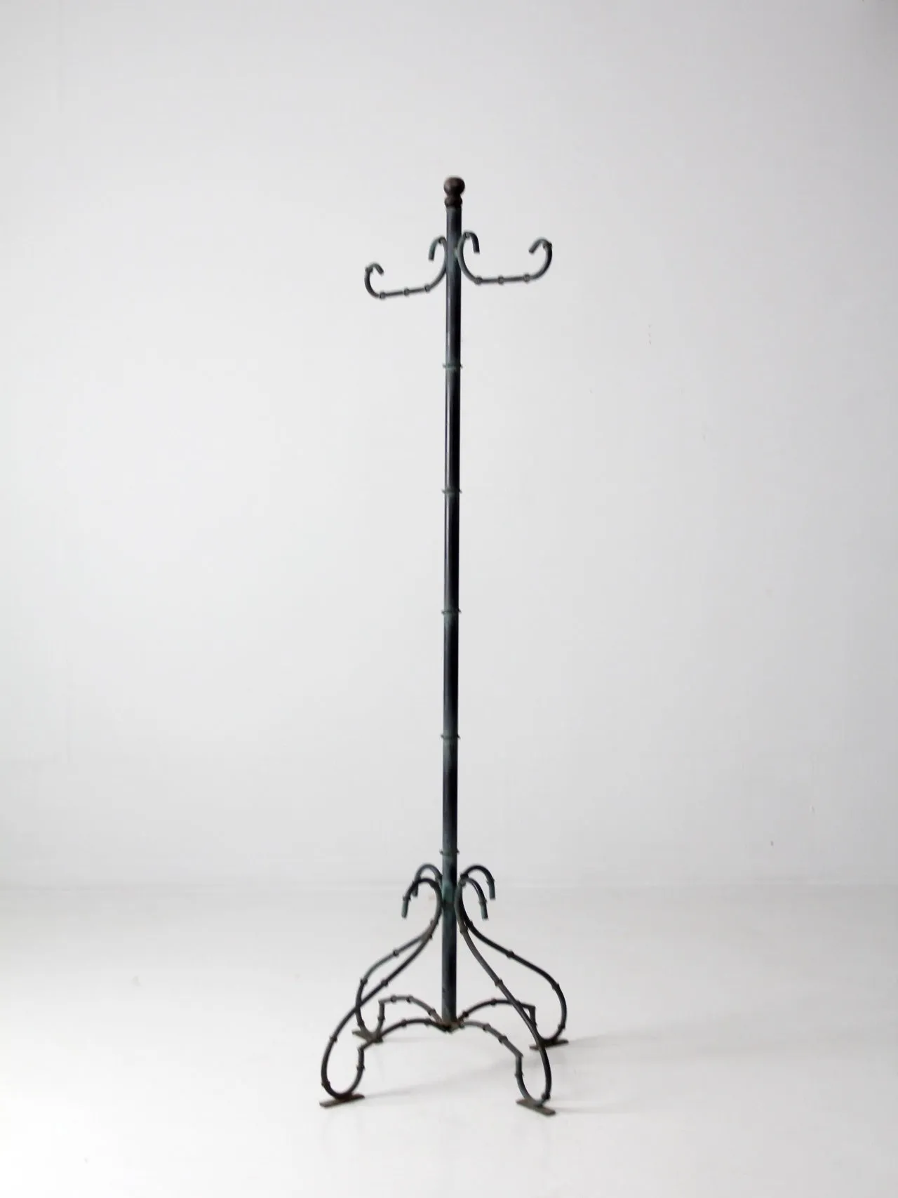 vintage metal coat rack