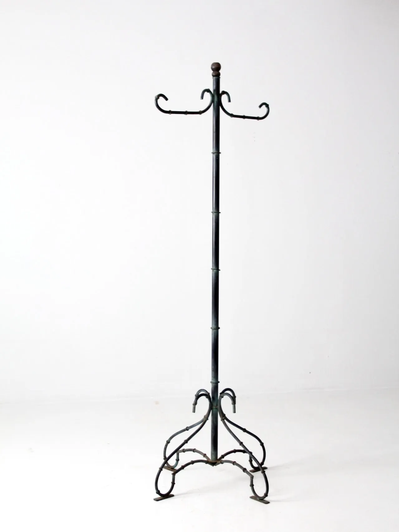 vintage metal coat rack