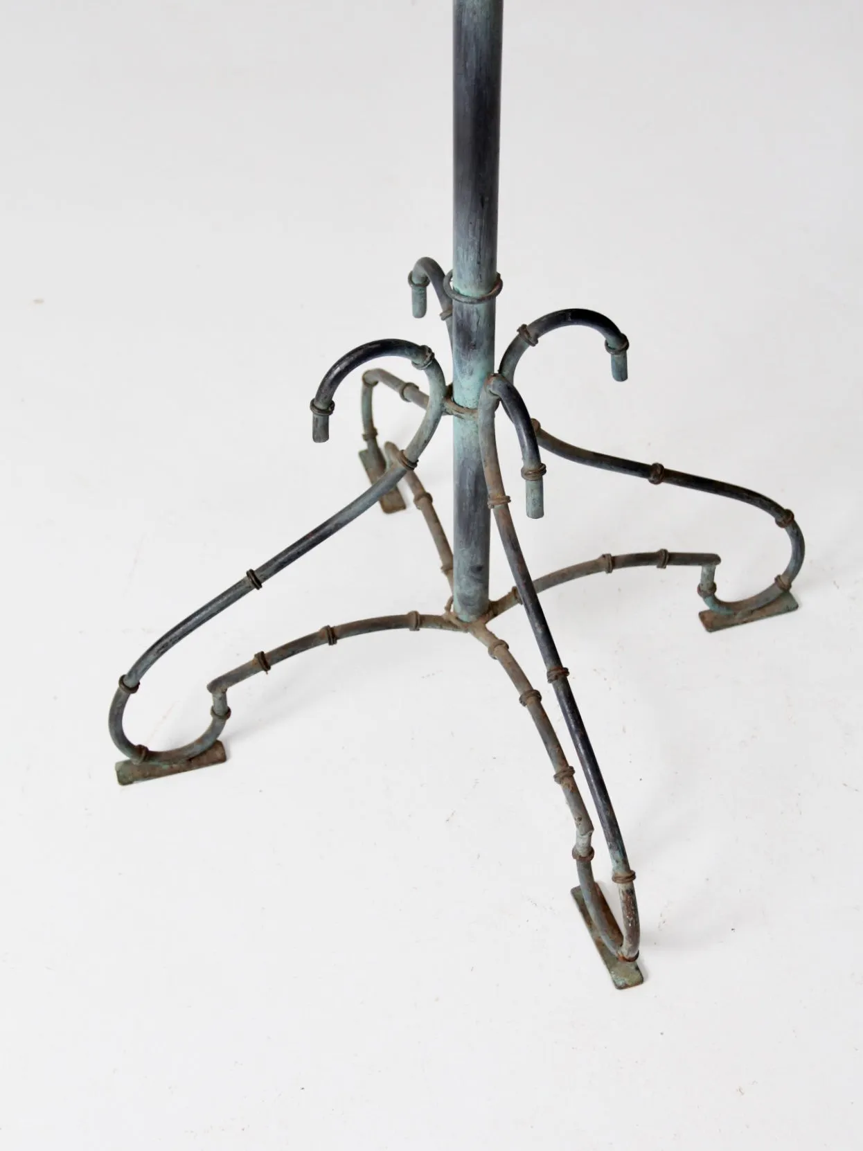 vintage metal coat rack