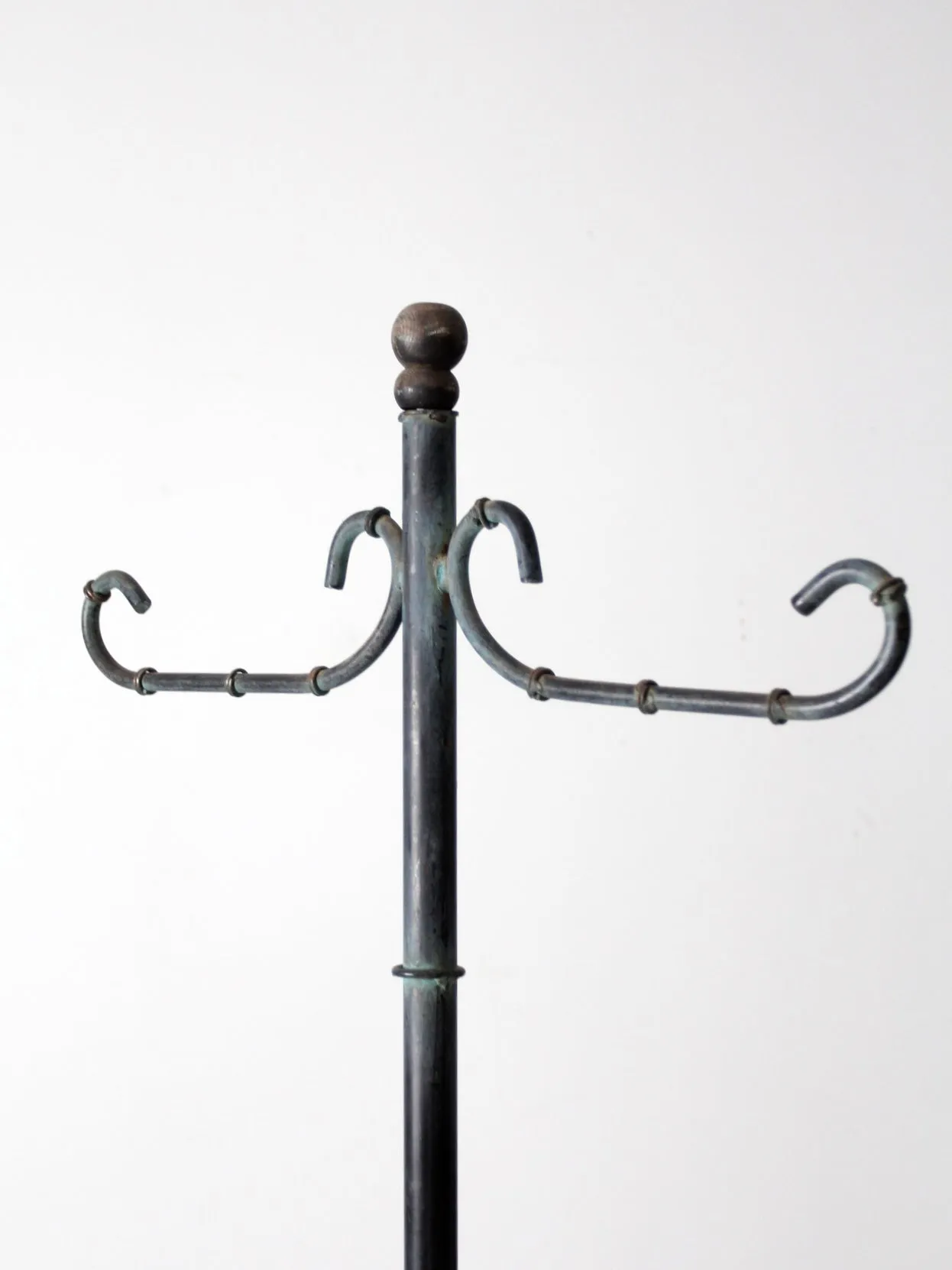 vintage metal coat rack