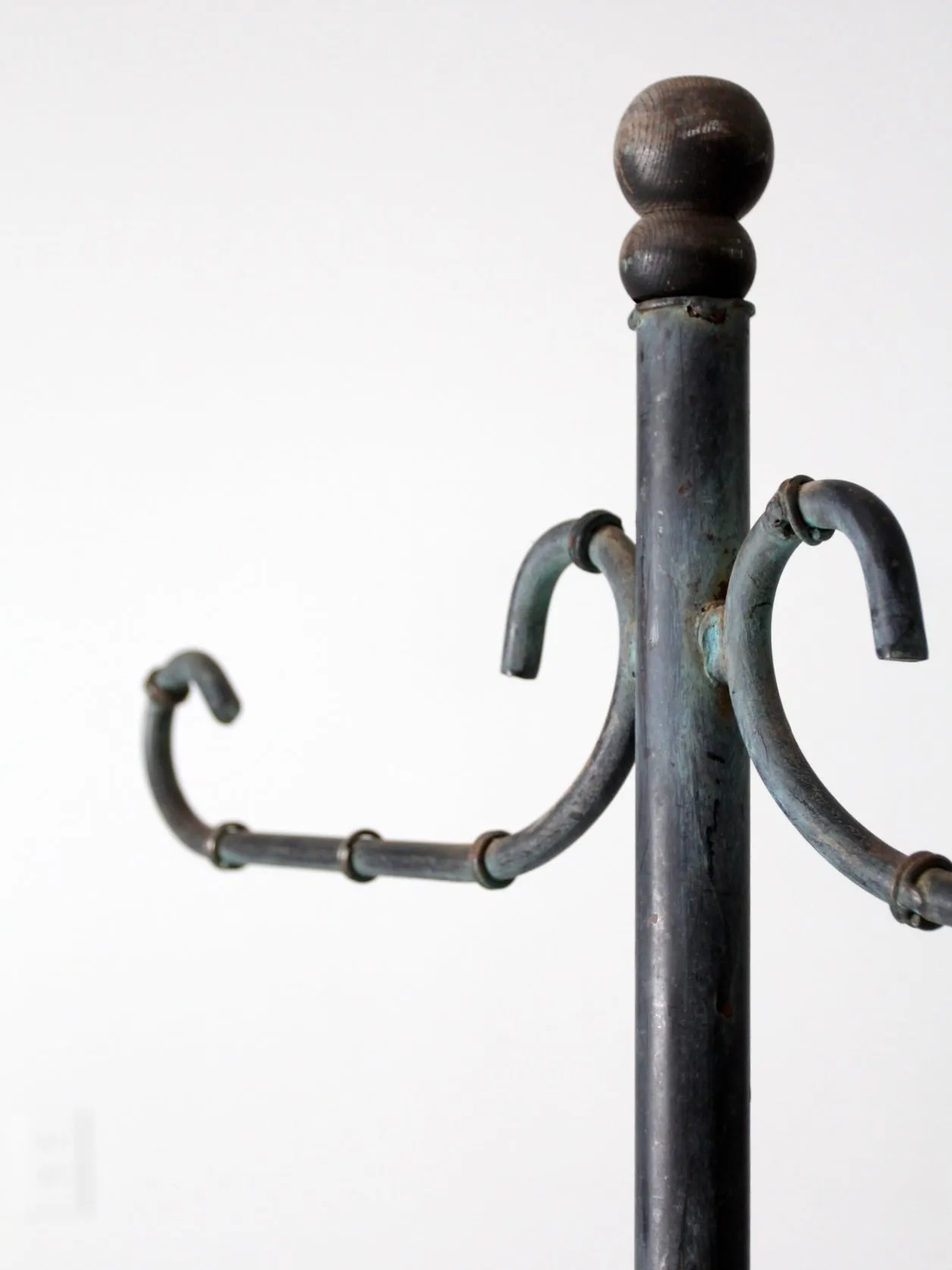 vintage metal coat rack