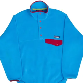 VINTAGE PATAGONIA BLUE SYNCHILLA SNAP T FLEECE PULLOVER JACKET 2000S XS