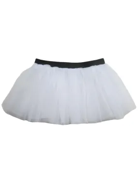 White Adult Size Women's 5K Running Tutu Skirt Costume