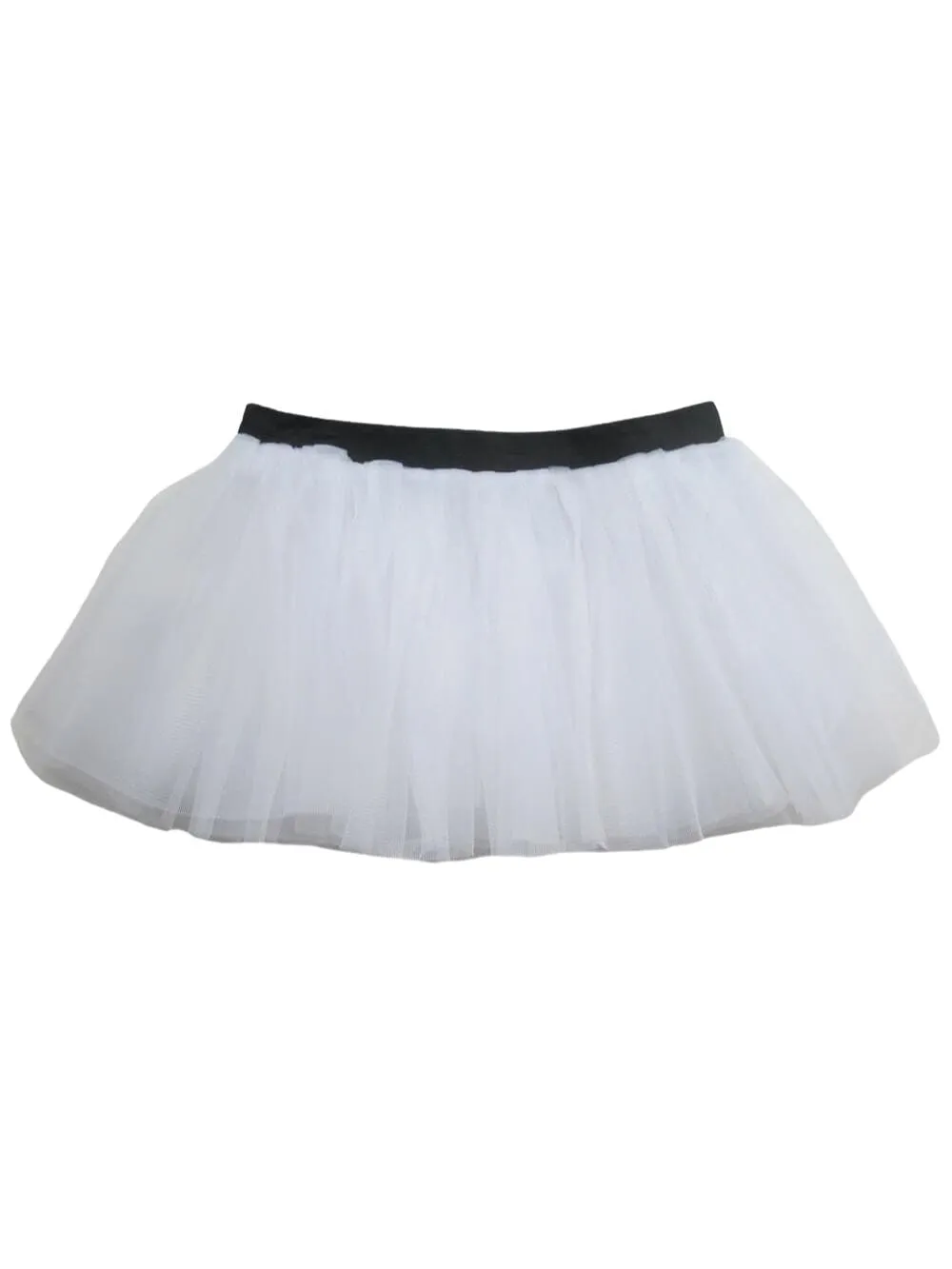 White Adult Size Women's 5K Running Tutu Skirt Costume