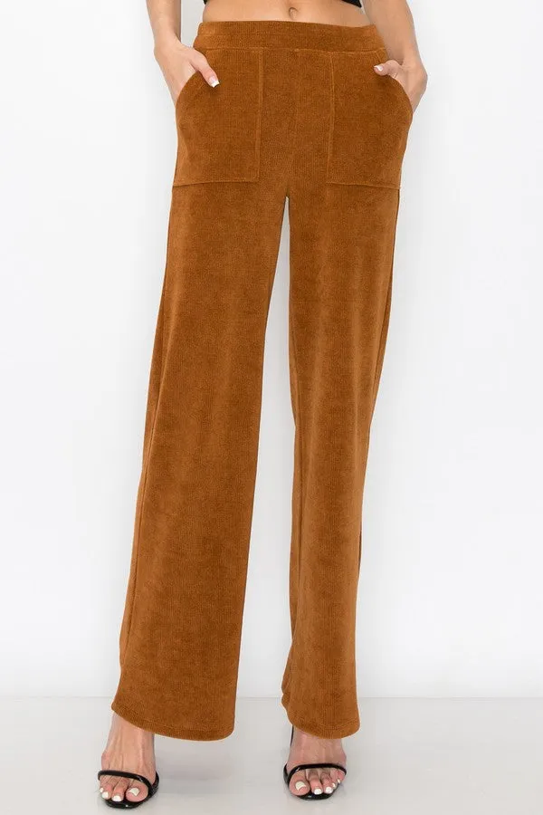 Women’s Wide-Leg Corduroy Pants